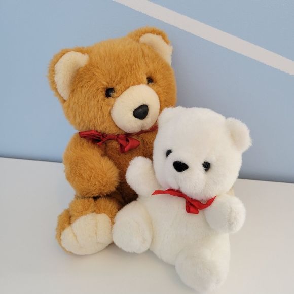 Two Cuddle Bears Vintage 1990s - Picture 2 of 13